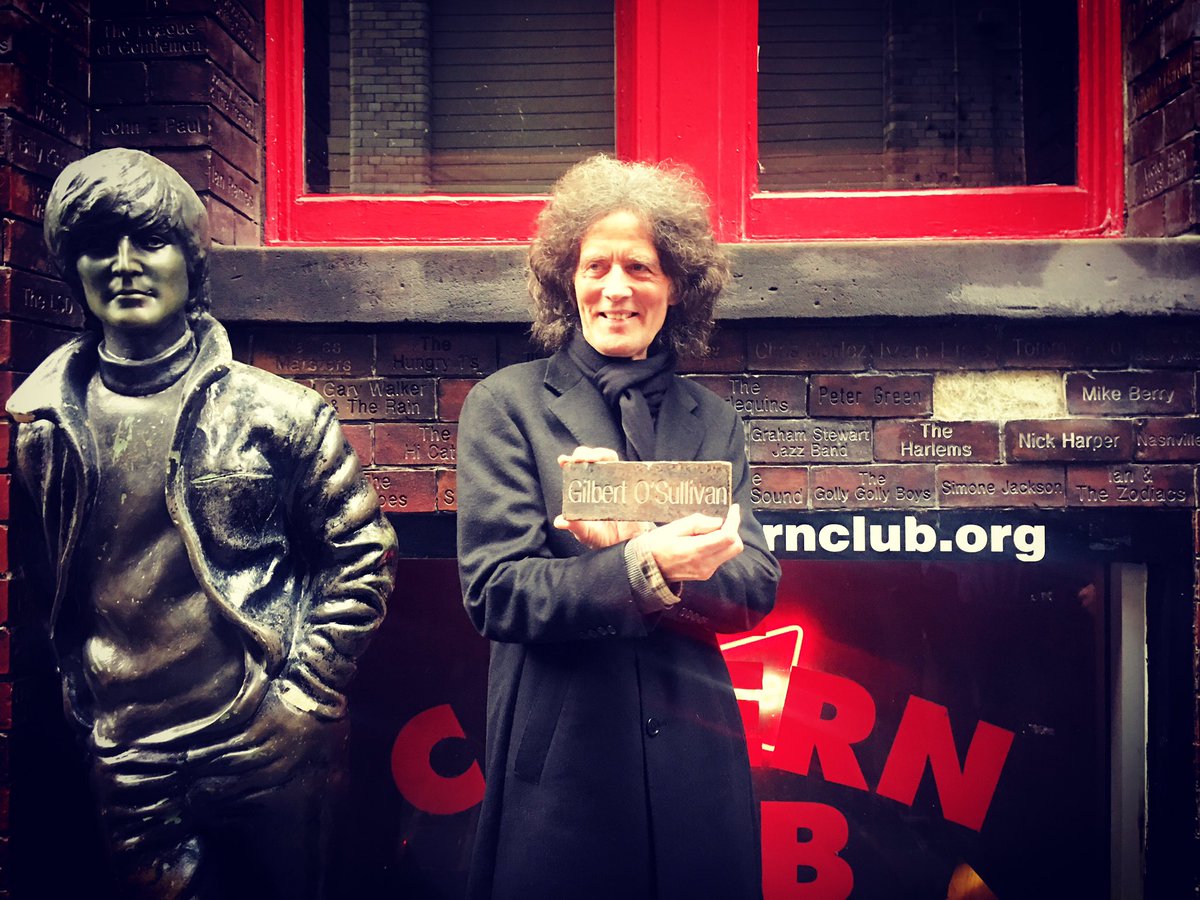 GilbertOSull_'s tweet photo. "It is an honour to be inducted to the Cavern's Wall Of Fame..." @cavernliverpool 

https://t.co/h9FwBIgegs https://t.co/8gplfMkcUC
