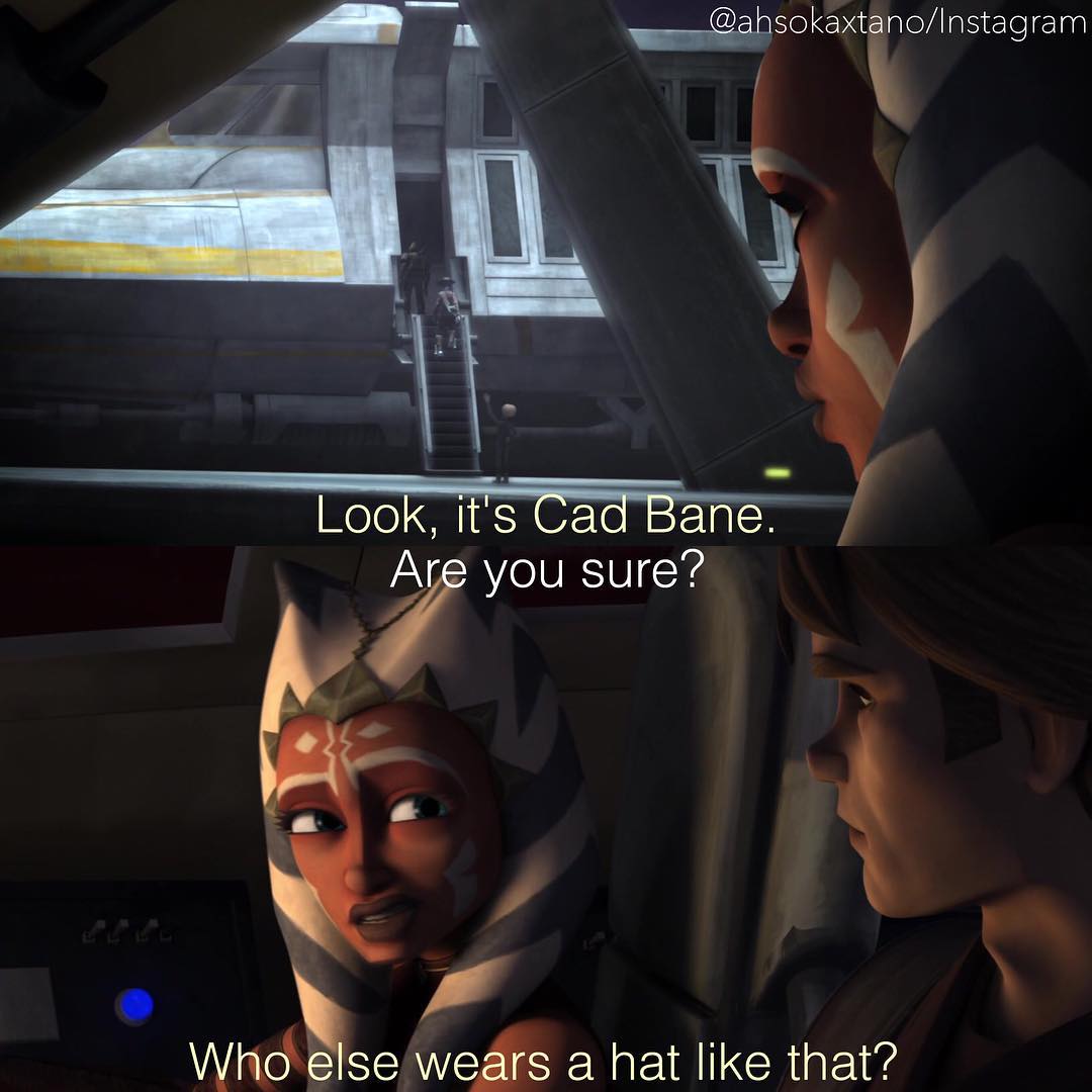 "Happy hat day!"

Credits ahsokaxtano on IG.