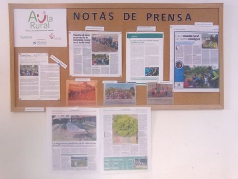 AulaRural's tweet photo. En el 2016 hemos estado muy presentes en los medios de comunicación dando a conocer este gran proyecto @voluntared #huerteco @FundlaCaixa https://t.co/f9qkDJfTCk