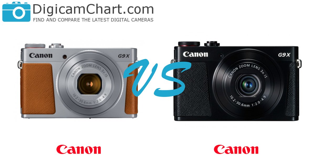 DigicamChart's tweet image. The side-by-side #comparison of the #Canon #PowerShotG9XMarkII and #PowerShotG9X #cameras. digicamchart.com/compare/canon-…