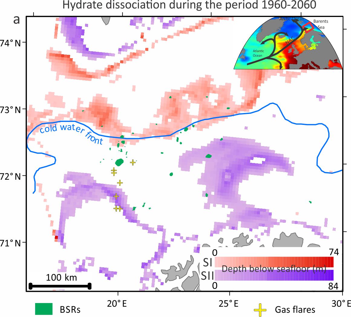 #BarentsSea gas #hydrates could be the worst affected due to increasing #ocean temps #methane <a href="/CAGE_COE/">CAGE</a> onlinelibrary.wiley.com/doi/10.1002/20…