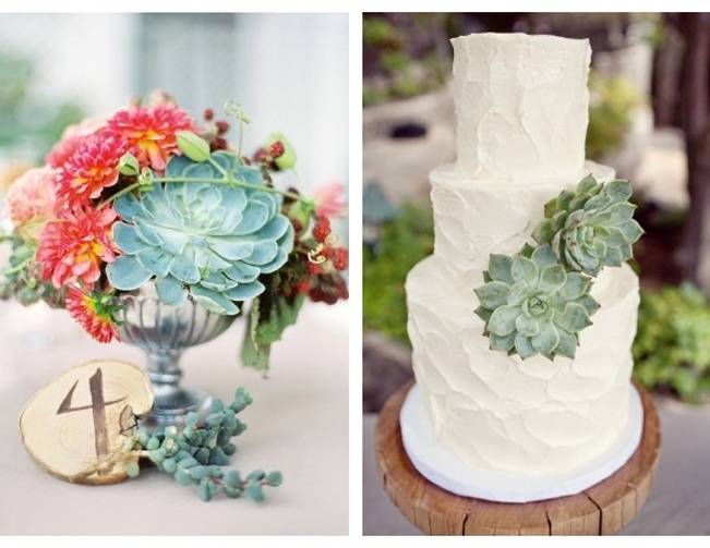 A popular option for your wedding flowers! #Wedding #WeddingPlanning #Succulents