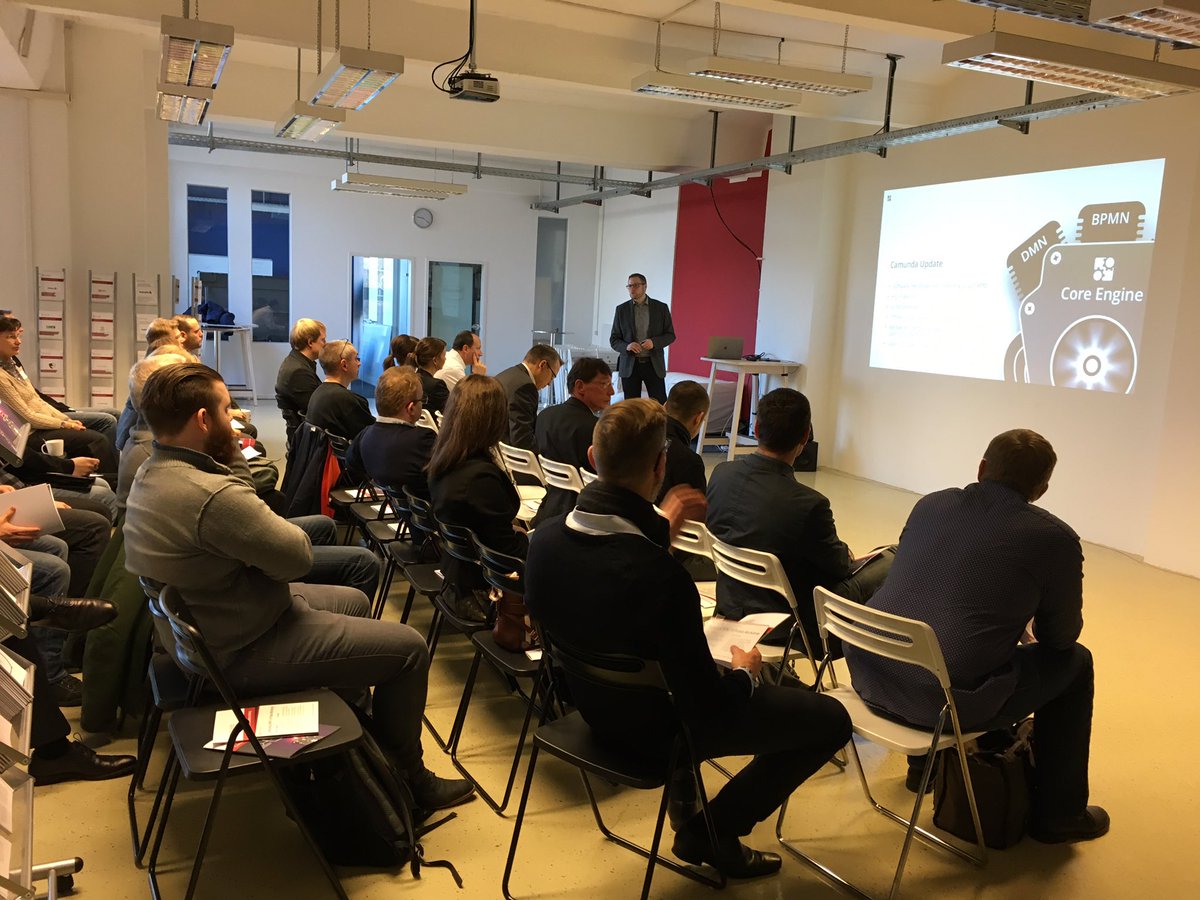 Today we kicked it off in Berlin. Camunda BPM 7.6 Roadshow! network.camunda.org/meetings/