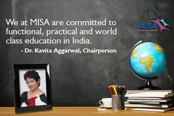 misaschool2017's tweet photo. Our Vision; To enforce functional, practical and world class quality education in India. #MISA #CIE https://t.co/7akl8XrnTZ
