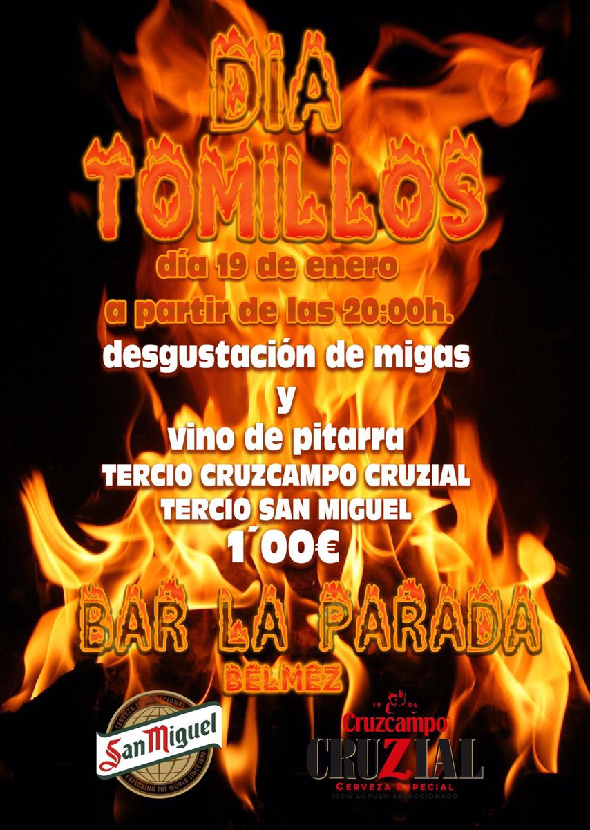 Djanzony's tweet photo. Llegan los tomillos a bar la parada !!!!! https://t.co/JHTlrFnAnm