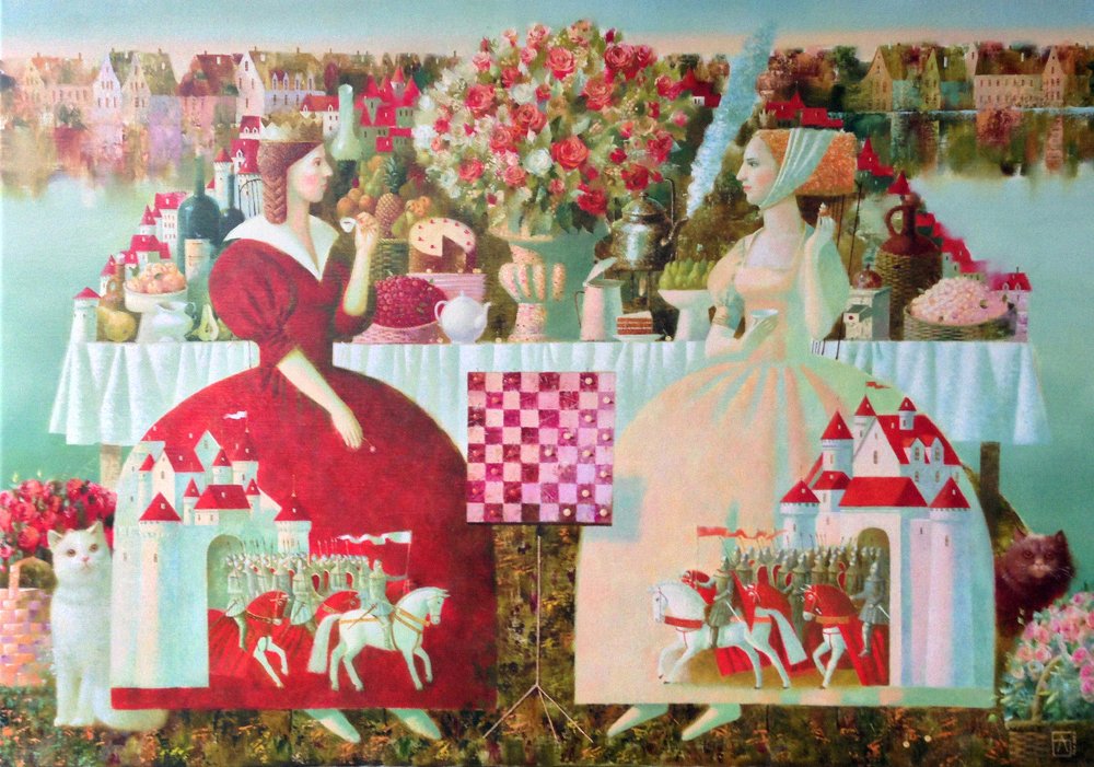Gonemenda's tweet image. - Picnic at the Lake - Anna Berezovskaya
#AndegemonArt #Symbolisme #Surréalisme #AndegemonRDV
#JediduJeudi #Andegemon #JeudiJeu #Année2017🥂