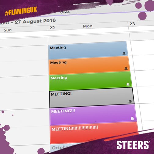 Steers_UK's tweet photo. Turn that #blueMonday into  a #purplemonday with us at Steers https://t.co/10fN1TkO8n