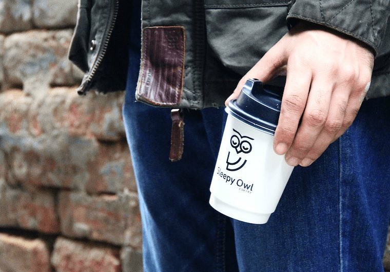 sleepyowlcoffee's tweet photo. Hot coffee, on a cold day, can perform miracles- especially on #monday We'll be sending all orders with these #hotcups โ๏ธโ๏ธ๏ธ #coldbrewontap https://t.co/OKIBjpaQGy