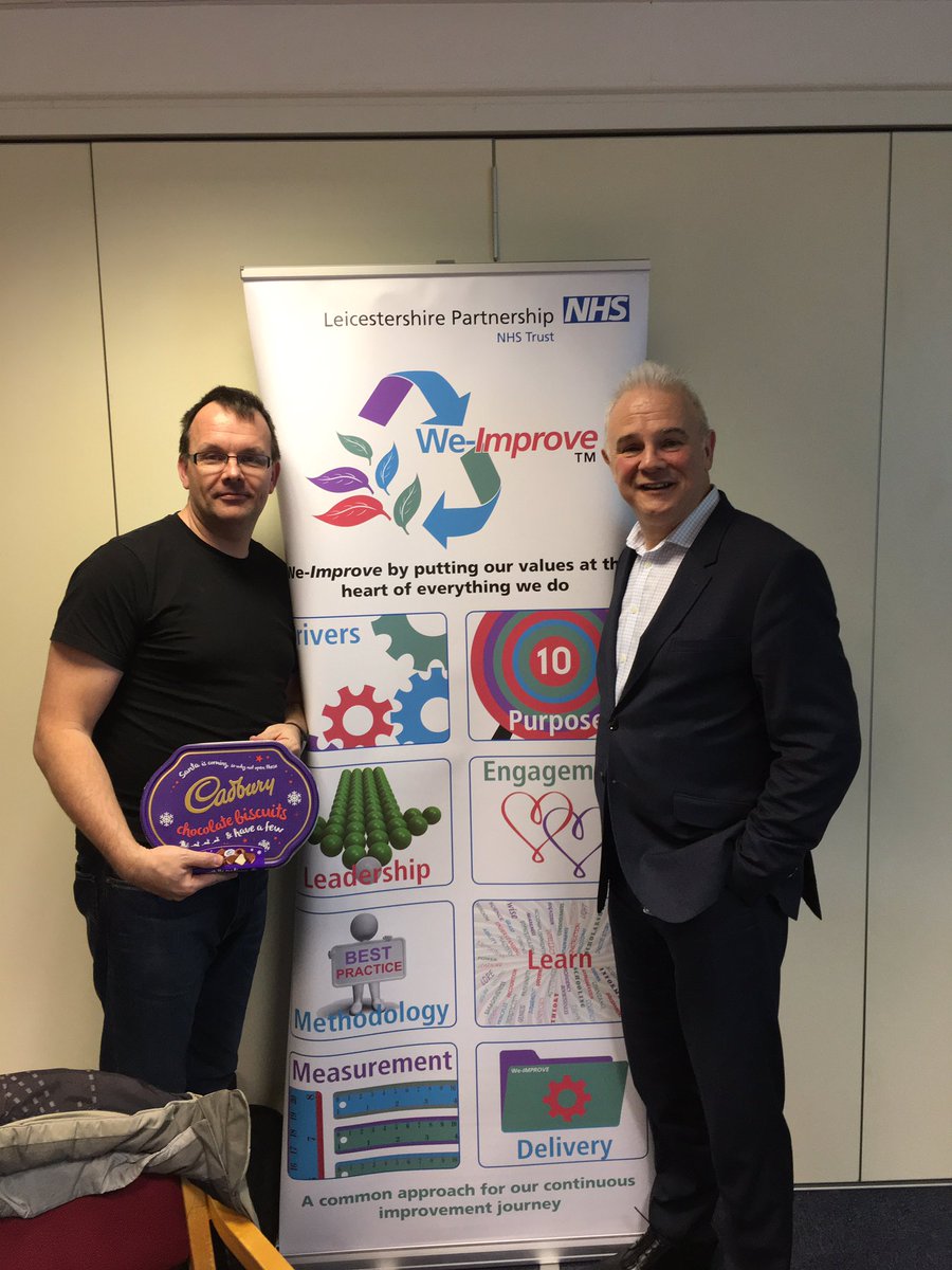 Great way to start the year , celebrating our 100th delegate on the we-improve foundation training! <a href="/LPTnhs/">Leicestershire Partnership NHS Trust</a> #WeAreLPT #weimprove