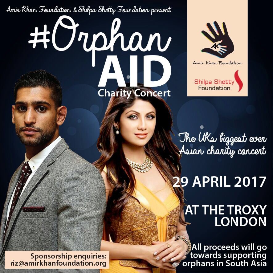 The biggest ever Asian charity concert in the UK! we bring to you in partnership with <a href="/ssfcare/">Shilpa Shetty Care</a> #OrphanAid