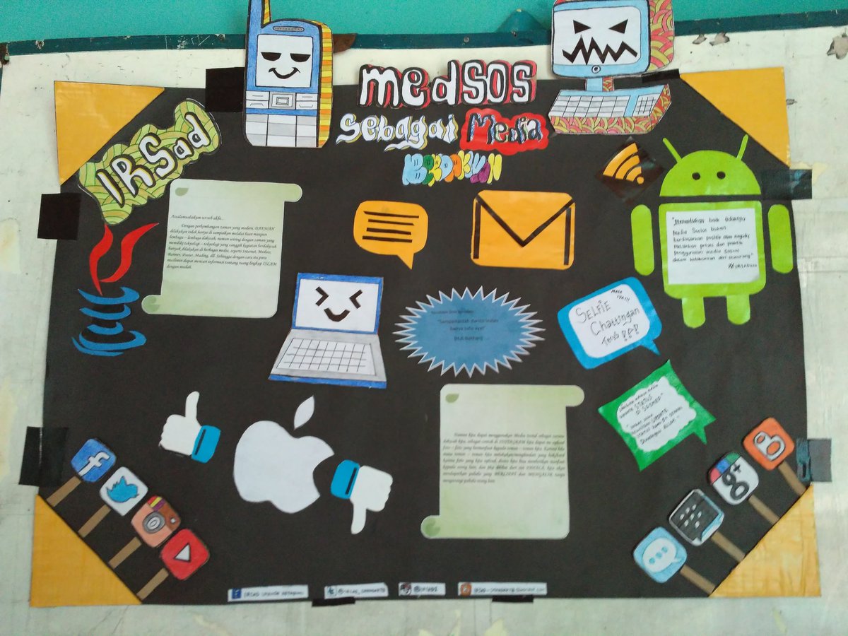 //Mading ikhwan update : Medsos sebagai sarana berDakwah... berikanlah hal yang bermanfaat bagi semua orang walau hanya SATU AYAT