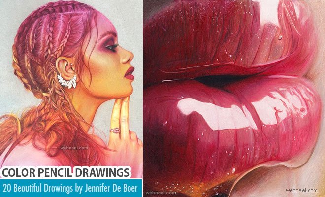 25 Beautiful Color Pencil Drawings and Creative Art works by Kristina Webb   Colorful drawings Creative drawing Cool drawings