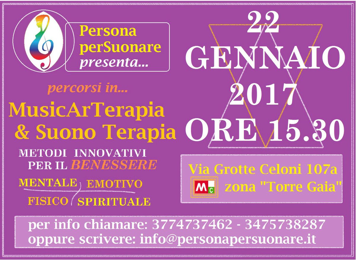 Presentazione nuovo centro a Roma! Ingresso solo su prenotazione! VibrArmonia a tutti /|\
