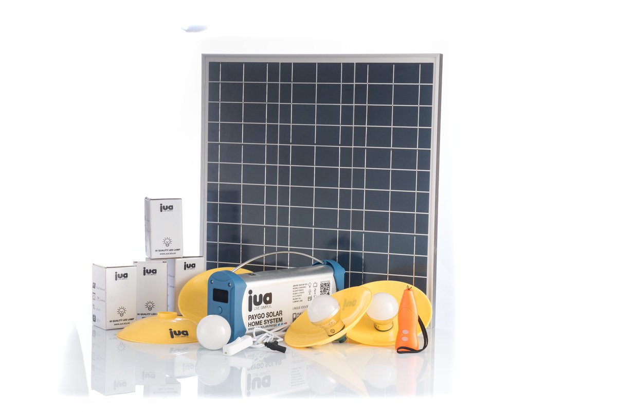 #WFES #JuaSolar your energy utility for remote area #PAYGO