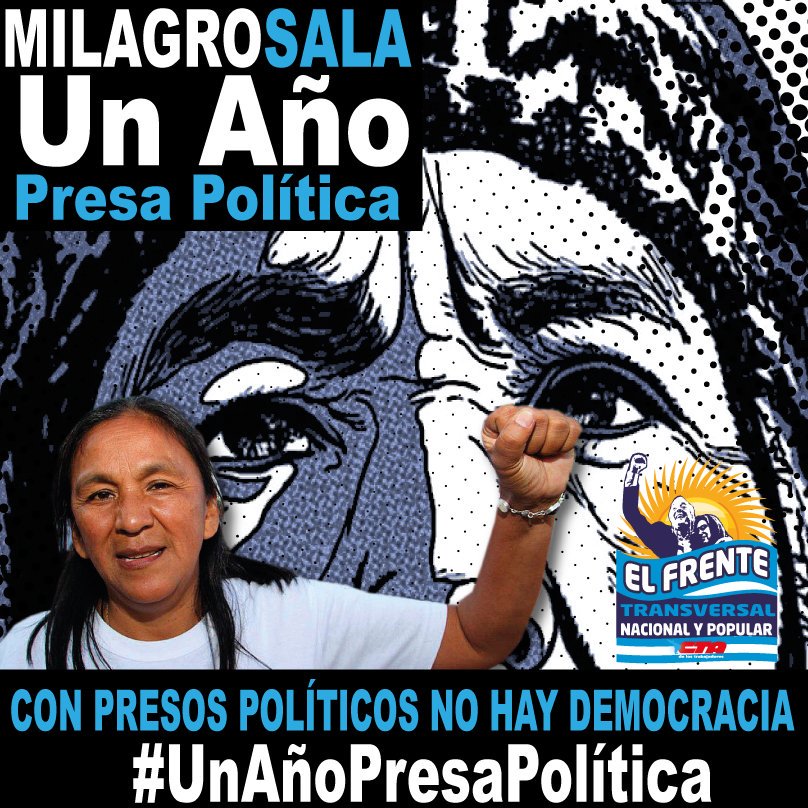 EdgardoDepetri's tweet photo. Con presos políticos no hay democracia, #UnAnoPresaPolitica ,#LiberenAMilagro https://t.co/8oklqQOaZh