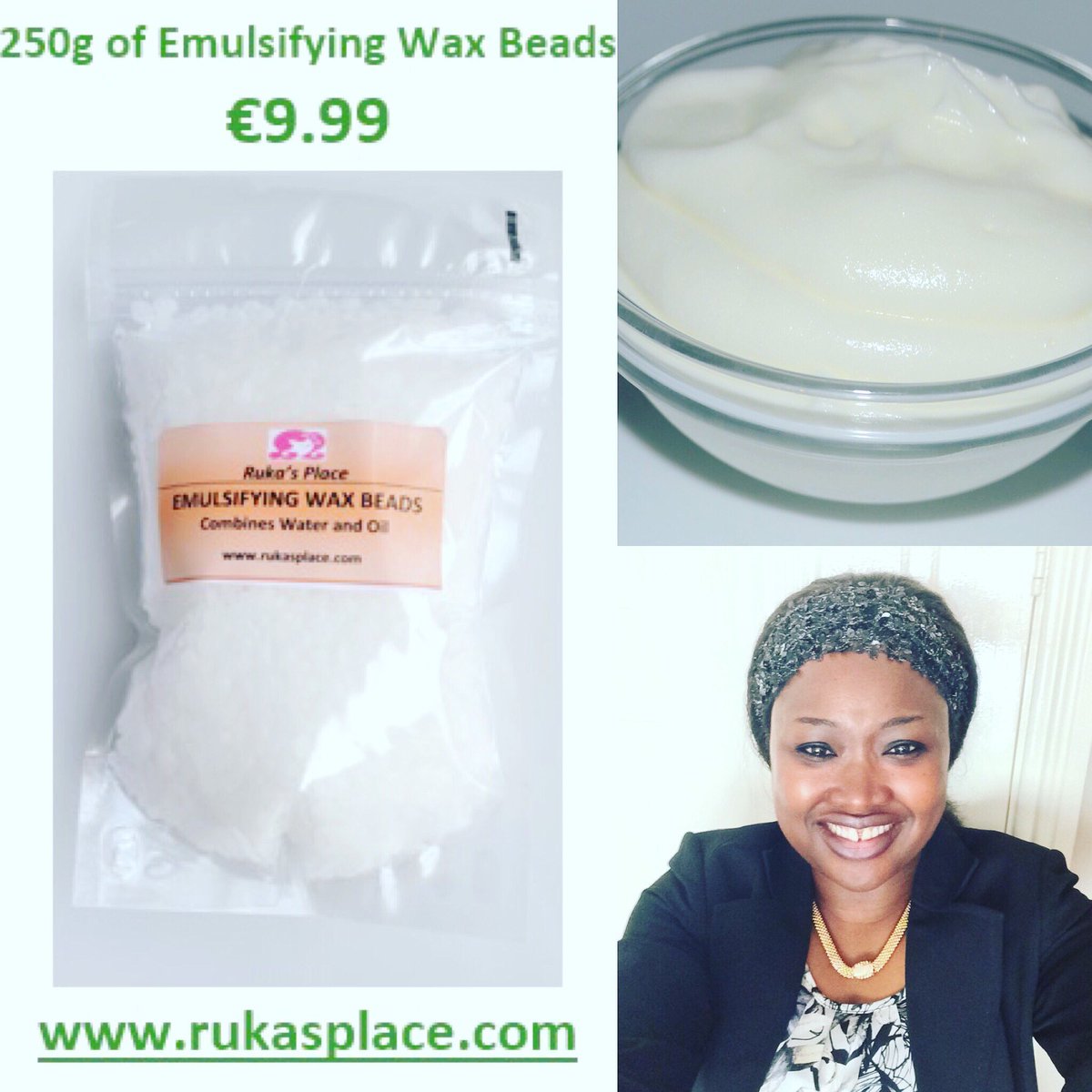 Rukasplace's tweet photo. #EMULSIFYING WAX BEADS
Good Day to you!
For #Homemade Natural #FaceCream you need #EmulsifyingWax.
https://t.co/8igTKEaAU6
#diyskincare https://t.co/aRMbEqXRAN