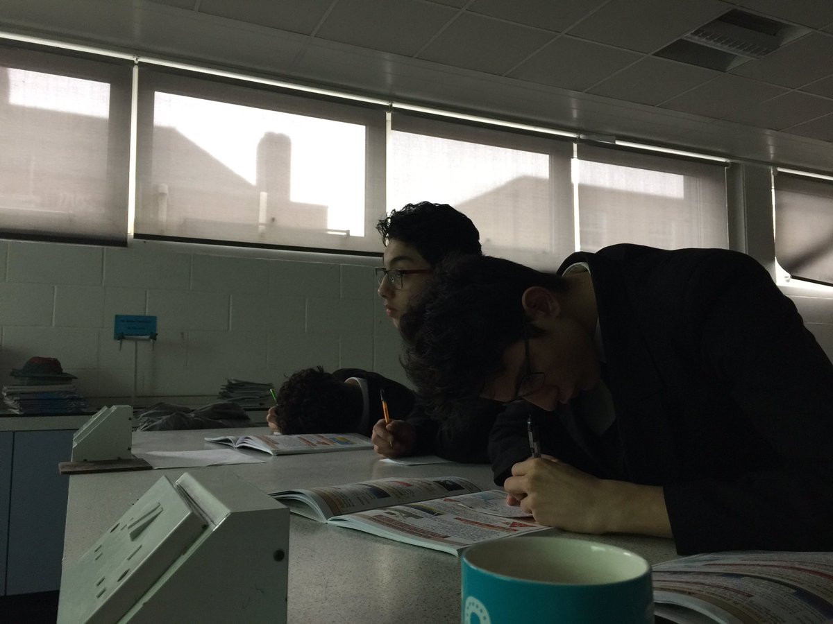 CritchleySci's tweet photo. Year Eleven game faces. We mean business. #6markquestions #gcsescience @londonnautical https://t.co/a6oU1ftnl5