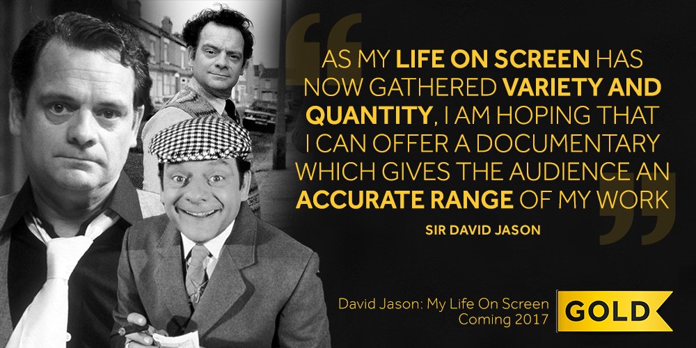 BREAKING: We're very excited to announce David Jason: My Life On Screen. A new three-part series coming to Gold later this year.