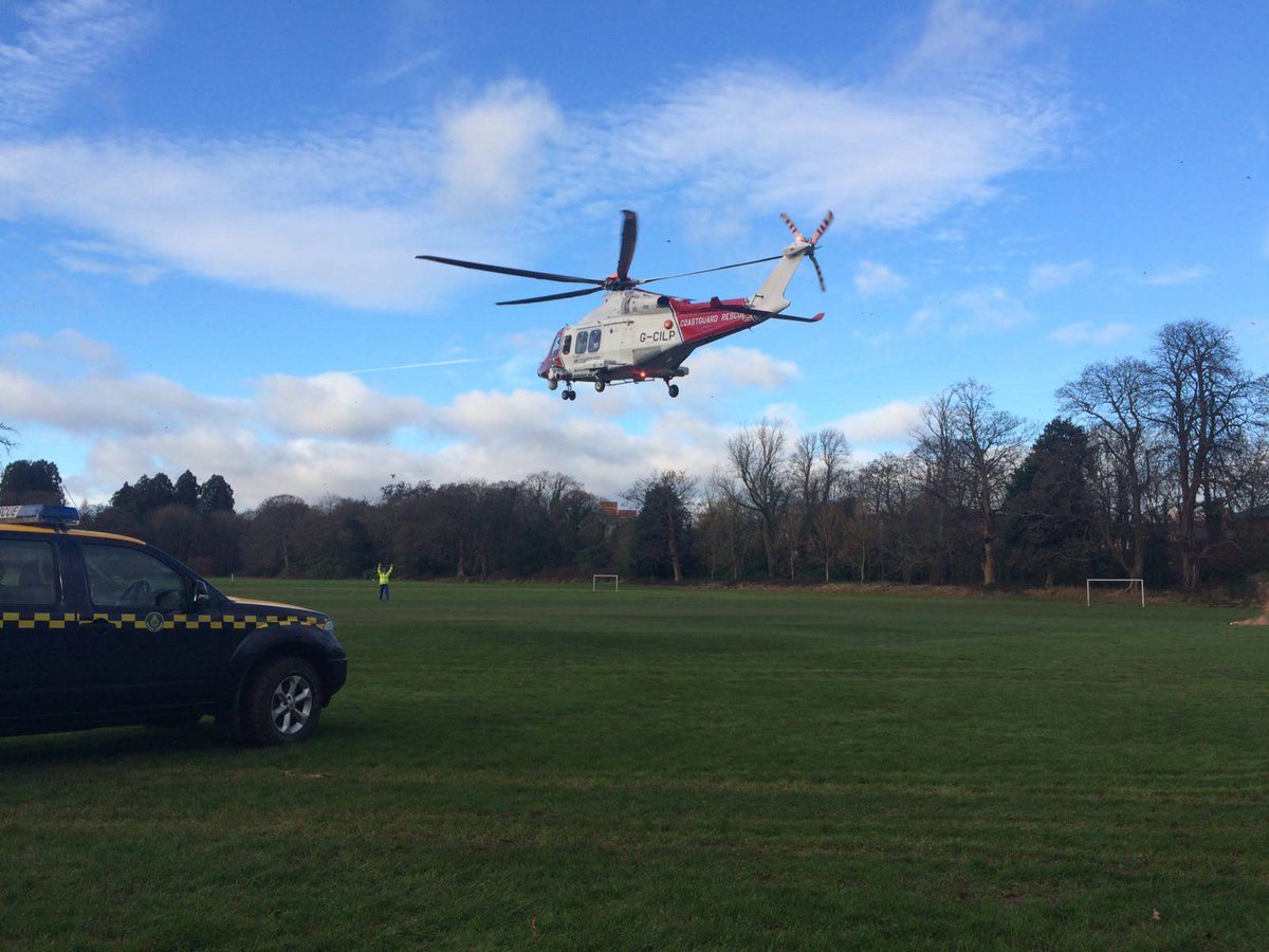 📟15/1 14:56 Set up, man &amp; secure HLS for R187 inbound Blackweir from Sker Beach casualty fallen off horse. <a href="/hmcgport/">PorthlevenCoastguard</a> gave first aid on-scene