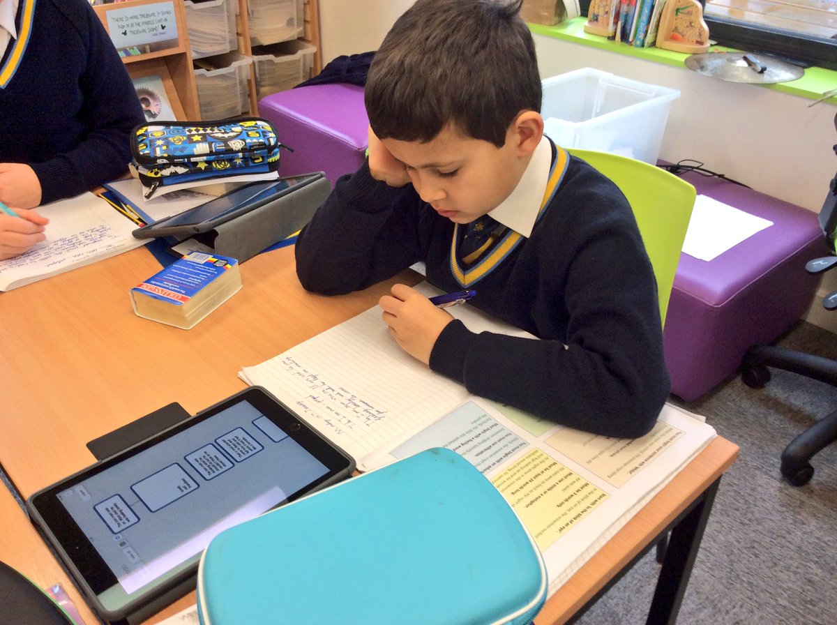 DaveniesSchool's tweet image. #year4 have been using @poppletny to plan a prequel to The Iron Man #ipadlearning