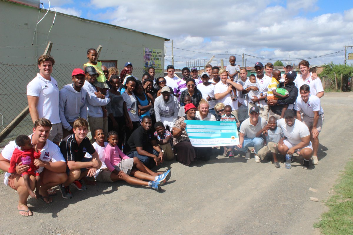 Rhodes_Rugby (@rhodes_rugby) on Twitter photo The FNB Rhodes <a href="/varsitycup/">Varsity Cup</a> squad visited Home of Joy Orphanage on Saturday where they donated R15 000! The FNB Rhodes <a href="/varsitycup/">Varsity Cup</a> squad visited Home of Joy Orphanage on Saturday where they donated R15 000!