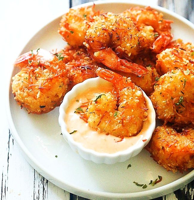TheOrientalBox's tweet image. Coconut crumbed shrimp #Theorientalbox