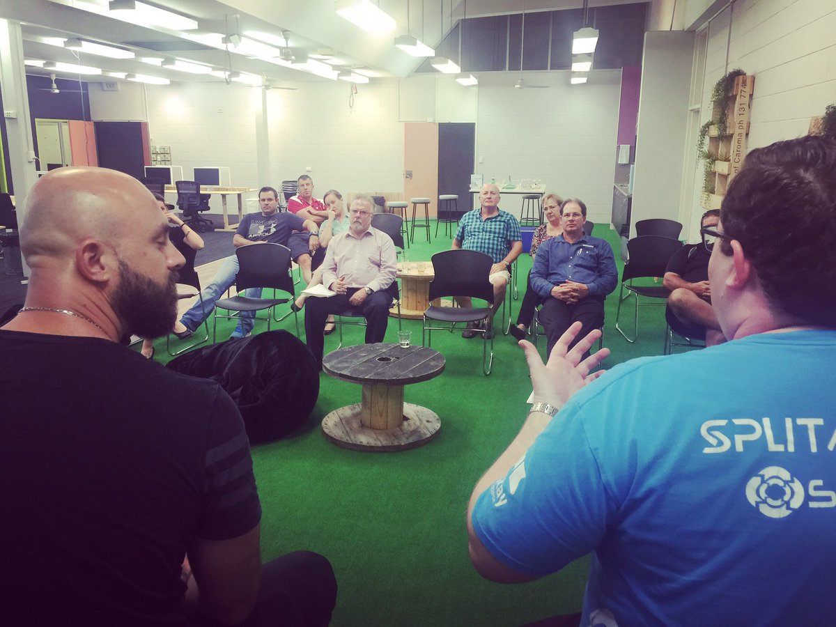 SplitSpaces's tweet image. The Panel... 'Is Mentor Whiplash positive, negative or both'?? #lifeafterstartupweekend @startupmackay #splitspaces