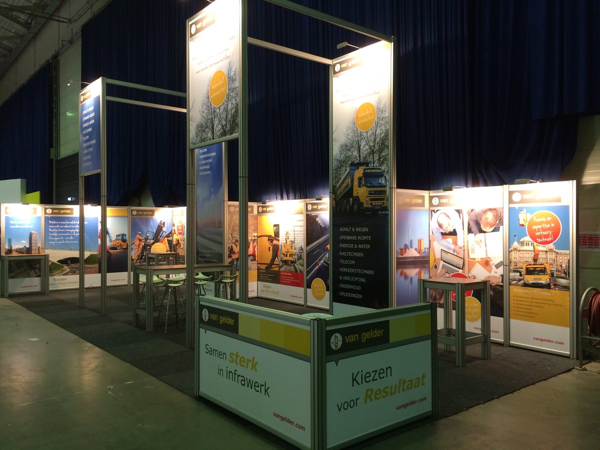 Stand gebouwd voor @vGelderGroep op <a href="/InfraTech/">InfraTech</a> . Bezoek stand 1.121 van 17-01 tot 20-01-2017. <a href="/rotterdamahoy/">Rotterdam Ahoy</a> .