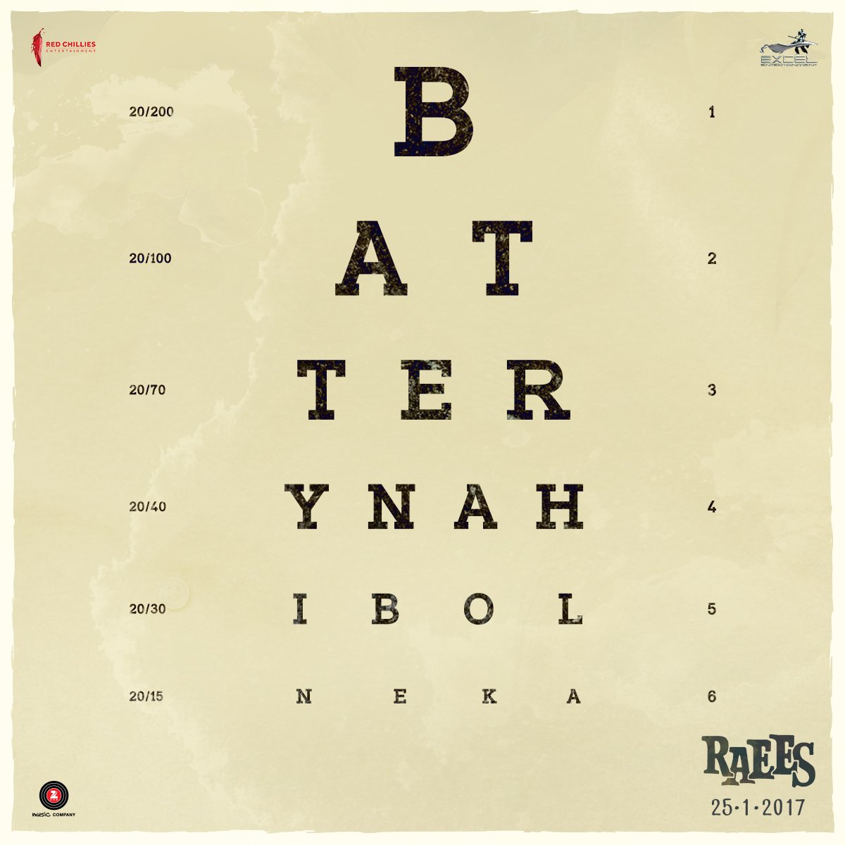 RedChilliesEnt's tweet photo. Got 20/20 vision? Great, then you should be able to read this clearly. #BatteryNahiBolneka https://t.co/9Ov2enCp86