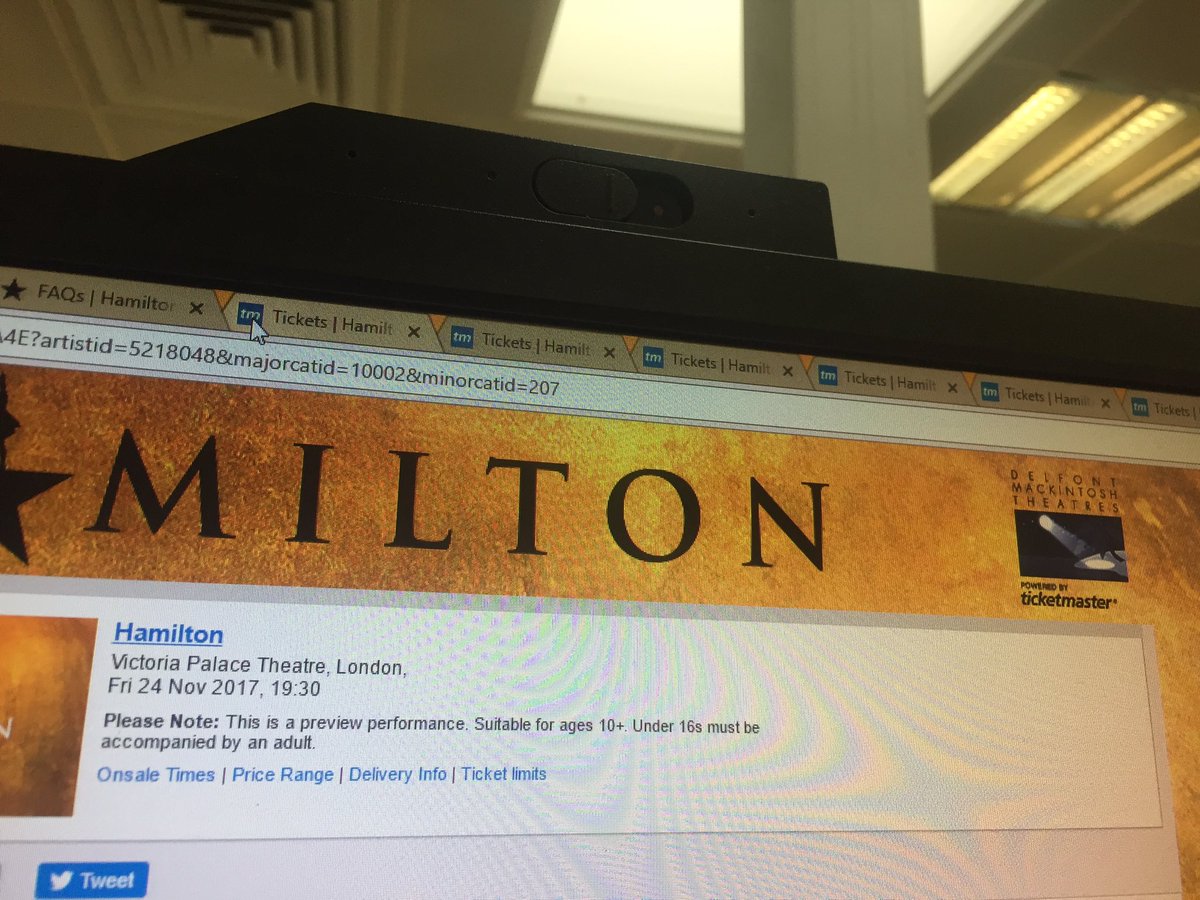 This is getting ridiculous #HamiltonLDN