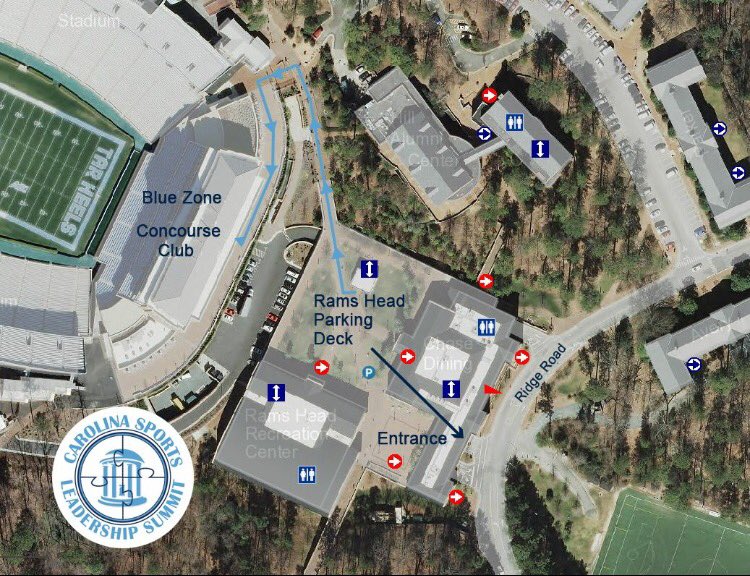 UNC_CSLS's tweet image. It&apos;s almost time! Use the map below for directions into CSLS 2017!
