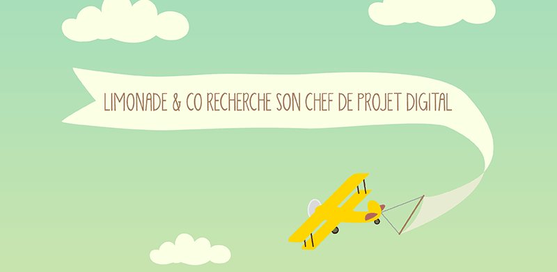 limonadeandco's tweet photo. [RECRUTEMENT] Nous recherchons un(e) chef de projet digital pour nous accompagner sur de beaux projets : https://t.co/M81JyPchSZ RT apprécié https://t.co/SHfgqTXqBb