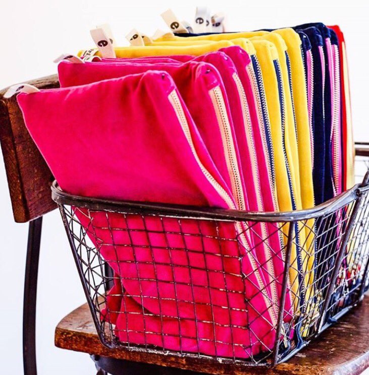 Winter gloom? Try these bright and luscious velvet clutches by Erin Flett @mackimmieco ❤💛💚💙💜#accessorize remycreations.com