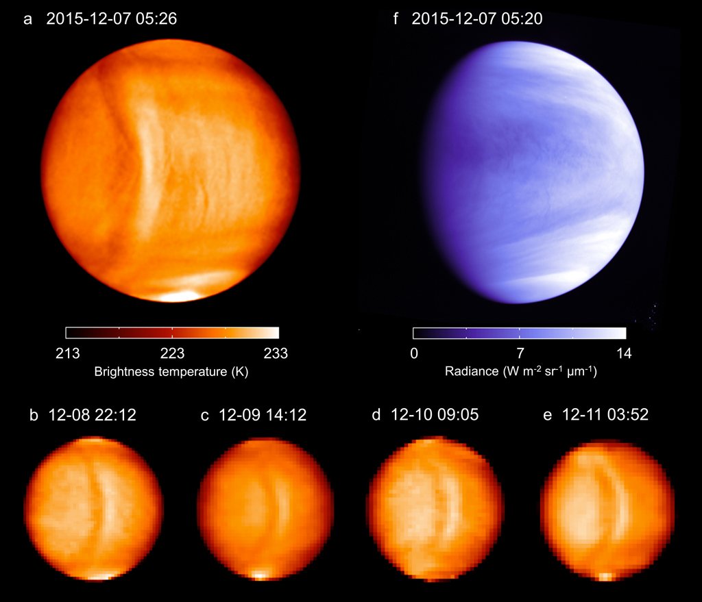 mediainaf's tweet image. Onda di gravità nell’atmosfera di #Venere media.inaf.it/2017/01/16/arc… #gravitywave #akatsuki #jaxa