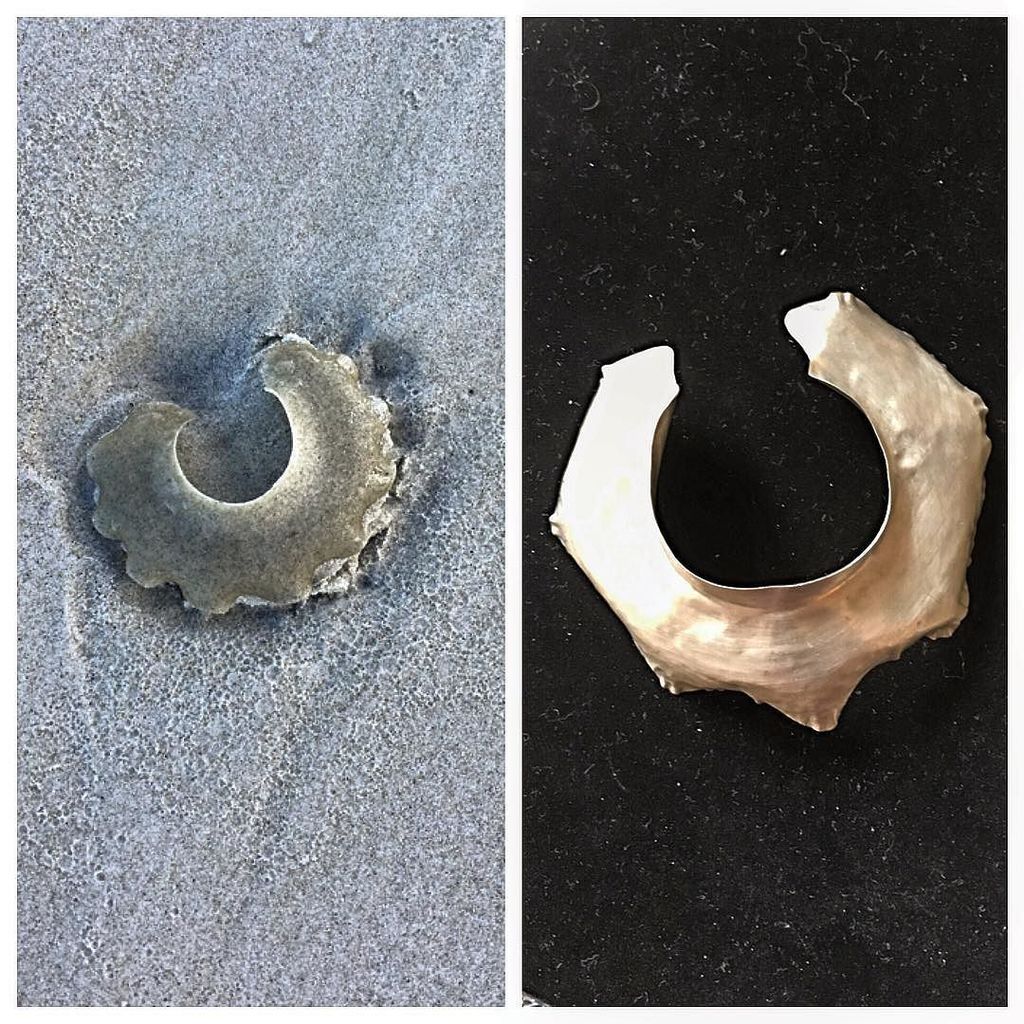 gogojewelryinc's tweet photo. Gogo's Sand Skirt Cuff and its inspiration on the left
#gogojewelry #cumberlandisland #naturetransformed #inspired… https://t.co/QoUq81DG1F