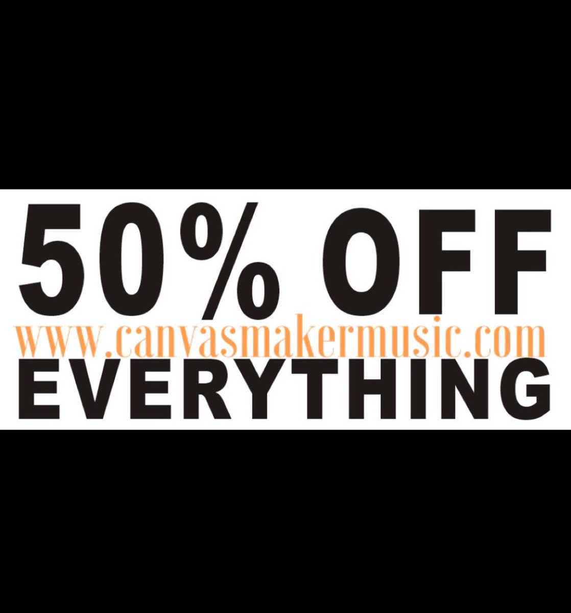 the_canvasmaker's tweet photo. 50% off is back again for 1 week! Use promo code "50PERCENT" at check out for 50% off the ENTIRE order! #happymonday https://t.co/2ni0gyz59z