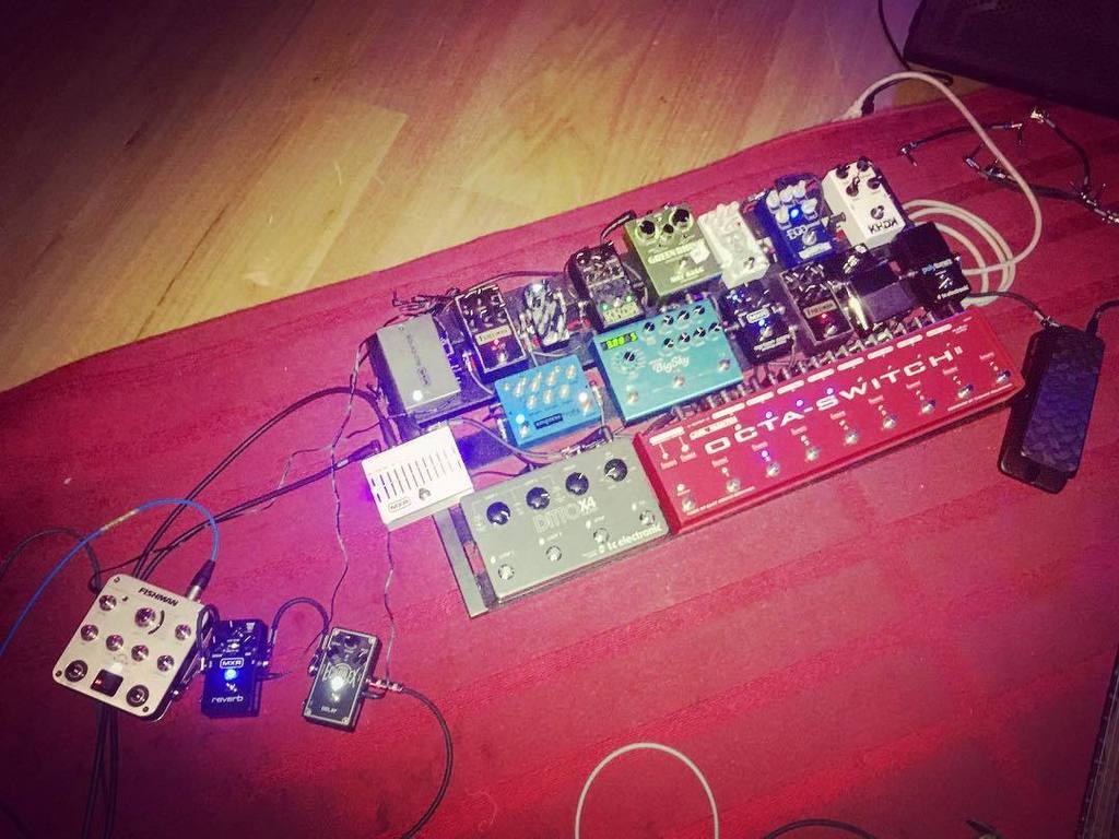 Pedalboard set up that Tosin Abasi used for the recent filming of Dunlop Sessions: Animals… ift.tt/2iupcRj