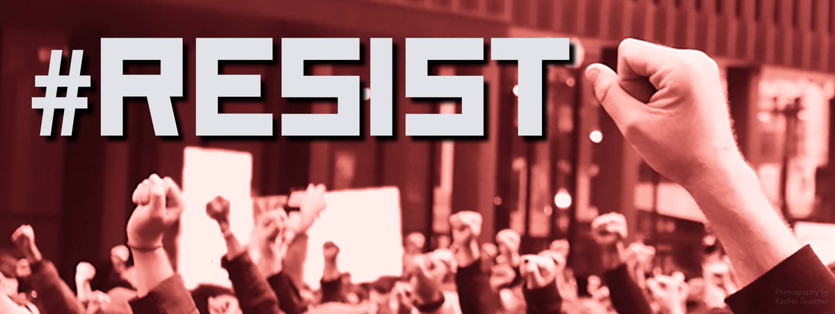 mggb's tweet photo. In 10 years of @mggb, there's never been a first Friday like this one. Show up. Speak up. RESIST. https://t.co/yAq90GlmRs https://t.co/br82UM0MXK