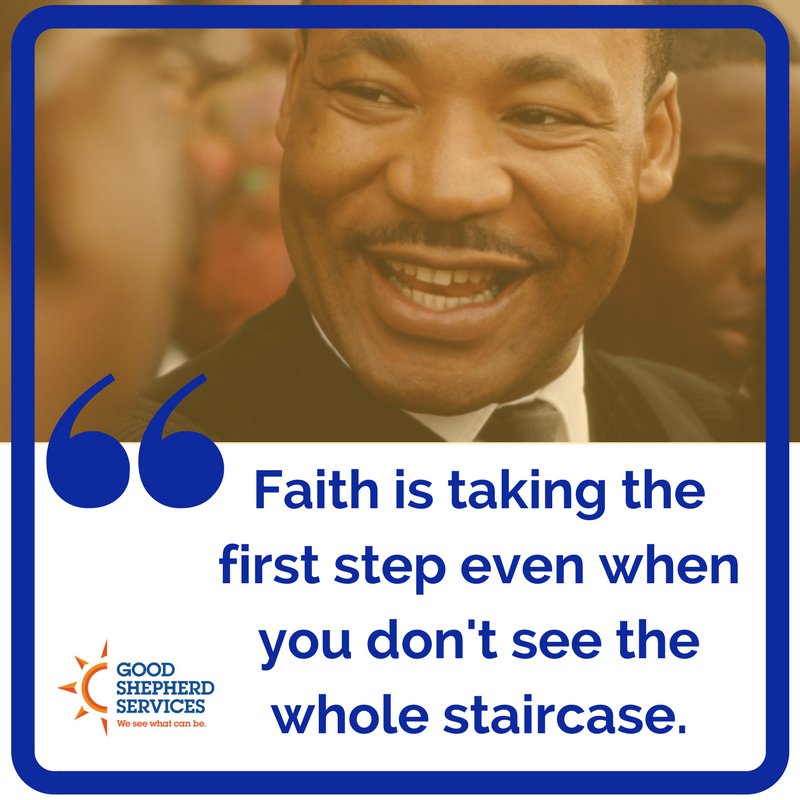 GoodShepherdNYC's tweet image. Today we honor Dr. Martin Luther King Jr.&apos;s life &amp;amp; legacy.#MLKDay #MondayMotivation #WeSeeWhatCanBe #NYC #Compassion #Commitment #Optimism