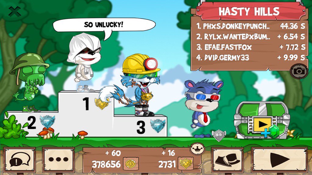 donkeypuncher_1's tweet image. Get on my level, son! #funrun2 #WANTEDXBUMBUM #FastFox #Germy33