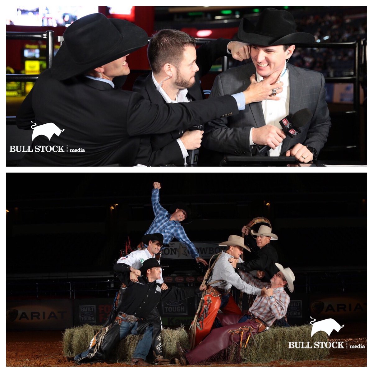 BullStockMedia's tweet photo. We renacted the cowboy fight scene! 
Let us know who did it better in our poll at the top of our page!

#PollPic https://t.co/xUrVGNL5LQ