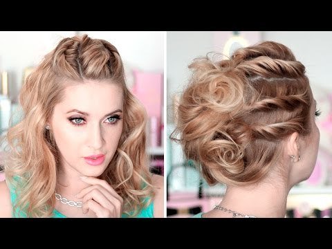 BeGirlyGirl's tweet photo. https://t.co/ZxEEph3mNH Prom/party hairstyles ★ Running late updo ★ Medium/long hair tutorial, Frisuren für mittel… https://t.co/WMlgWbaToZ