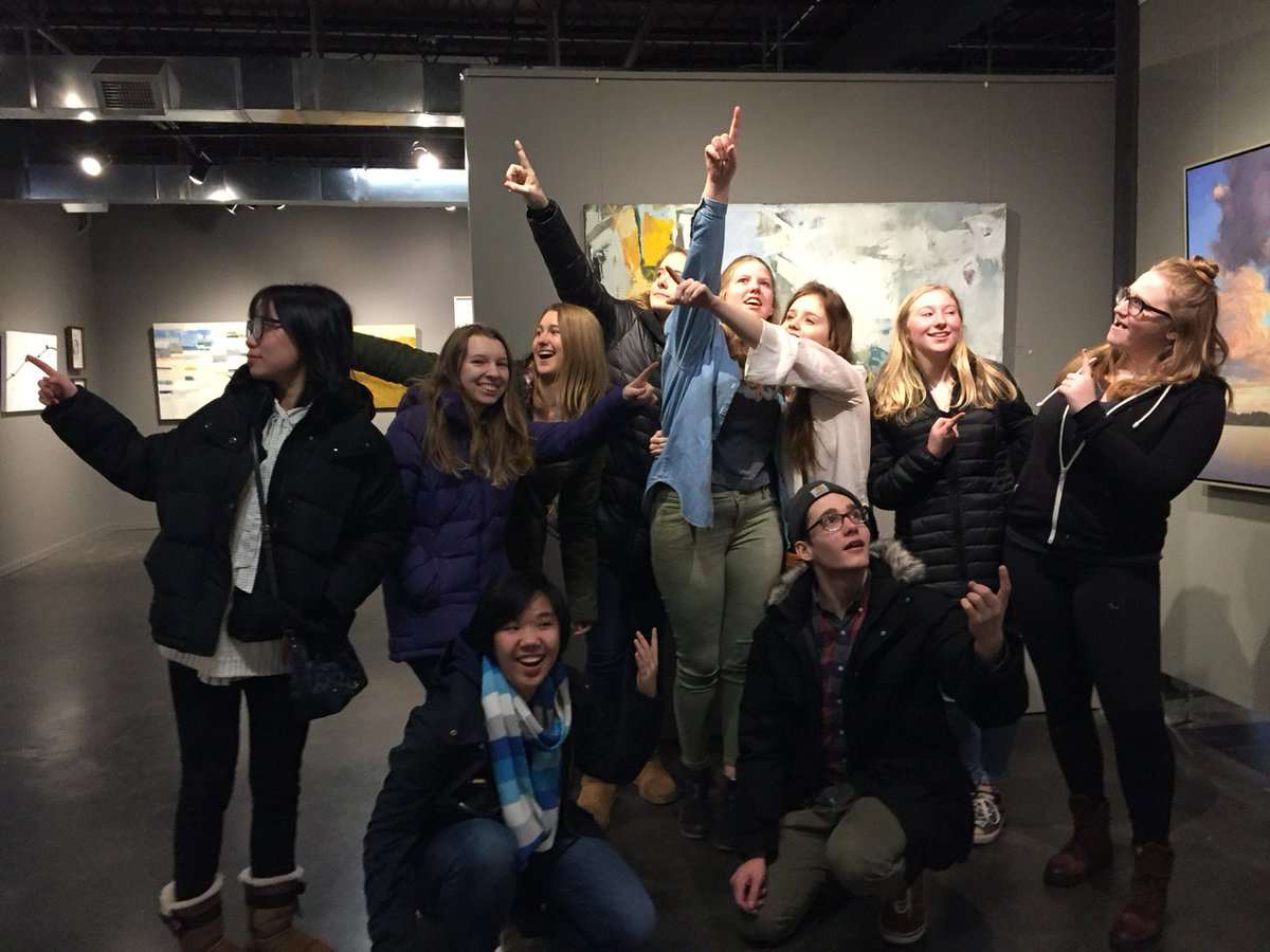 MeridithRidl's tweet image. check out the art! #HCWinterim17 #lafontseegallery