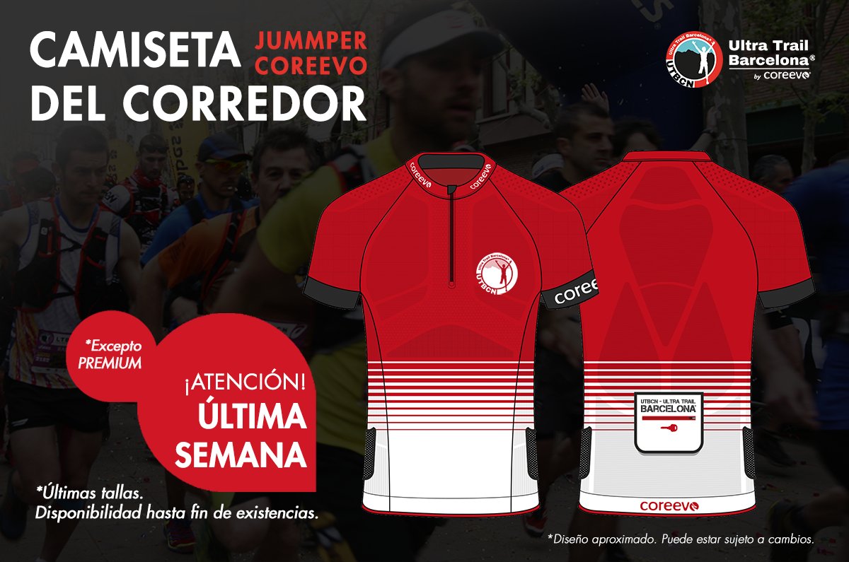 utbcn's tweet photo. ¡ATENCIÓN! ¡ÚLTIMA SEMANA para conseguir tu #Jummper @Coreevo para la #UTBCN17! Hasta el 22/01 (excepto Premium). ¡No te quedes sin! :P https://t.co/VWztQQuE4M