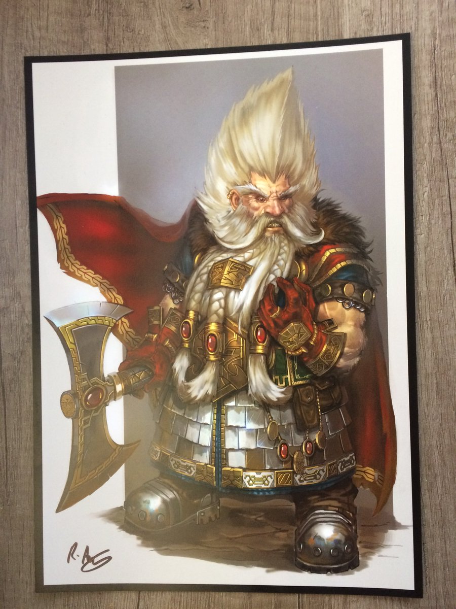 Want to win a Grombrindal print signed by the artist? RT and follow to be in with a chance! Competition ends 23rd Jan at 2PM GMT.
