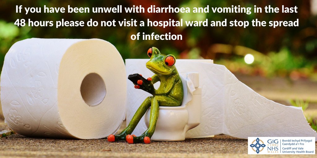 Please do not visit any hospital wards if you have had symptoms of D&amp;V to stop the spread of infection #cavadvice