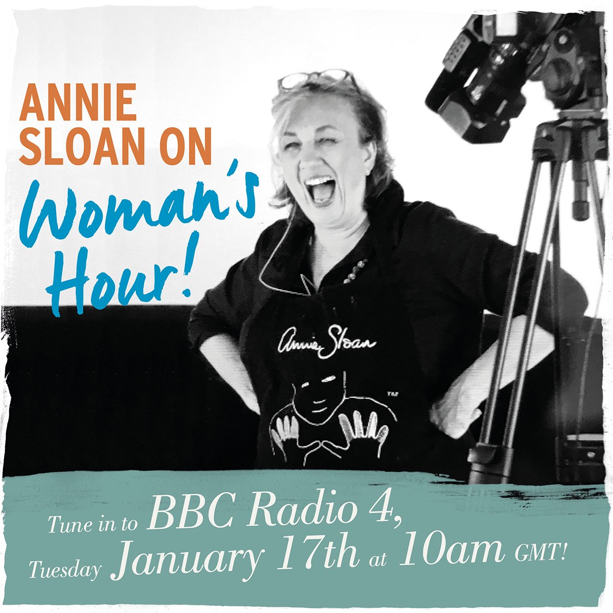 AnnieSloanHome's tweet photo. Yay! I am SO excited to be on one of my favourite ever radio shows @BBCWomansHour
Tune in tomorrow at 10am GMT to hear me live! https://t.co/CBSQ8auvsV