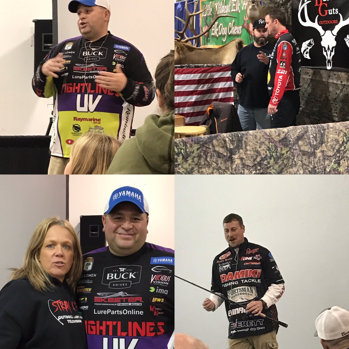 And then there were more day 1. 🎣🐟🎣🐟 Great guys giving great tips! <a href="/BillLowen/">BillLowen</a> <a href="/Kevin_VanDam/">Kevin VanDam</a>