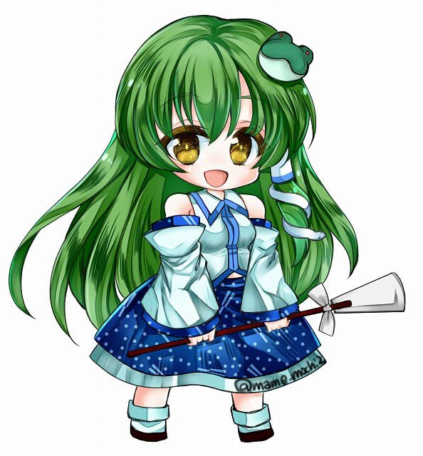 早苗さん描いたー(*´ω｀*)
