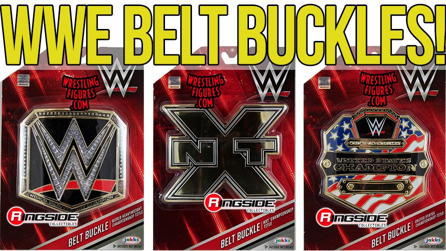 RingsideC's tweet image. #WWE Toy Belt Buckles @RingsideC #FigureInsider Video! #NXT, World Heavyweight &amp;amp; #USTitle! ringsid.ec/WWEBeltBuckles youtu.be/oiE-esO0UPA